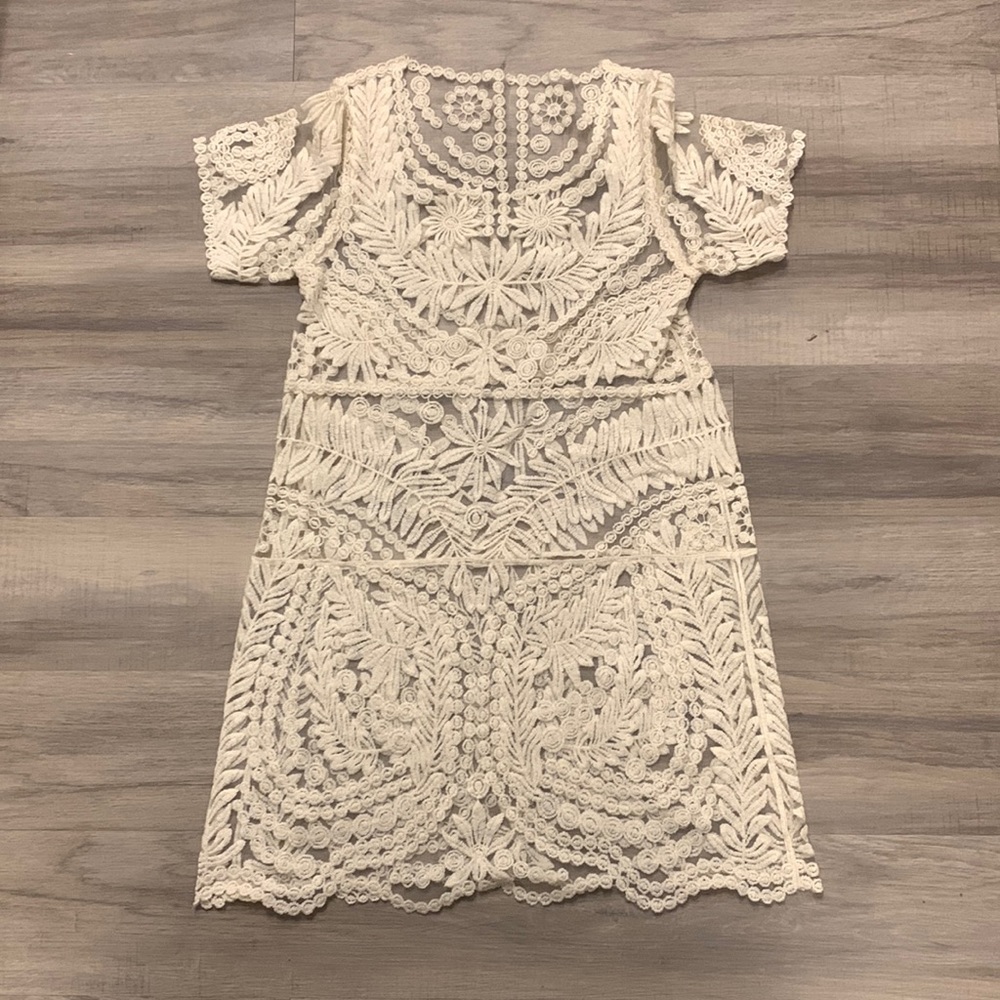 Appliqué Beach Coverup